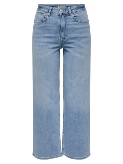 ONLMADISON Hög midja Vida ben Beskuren Jeans