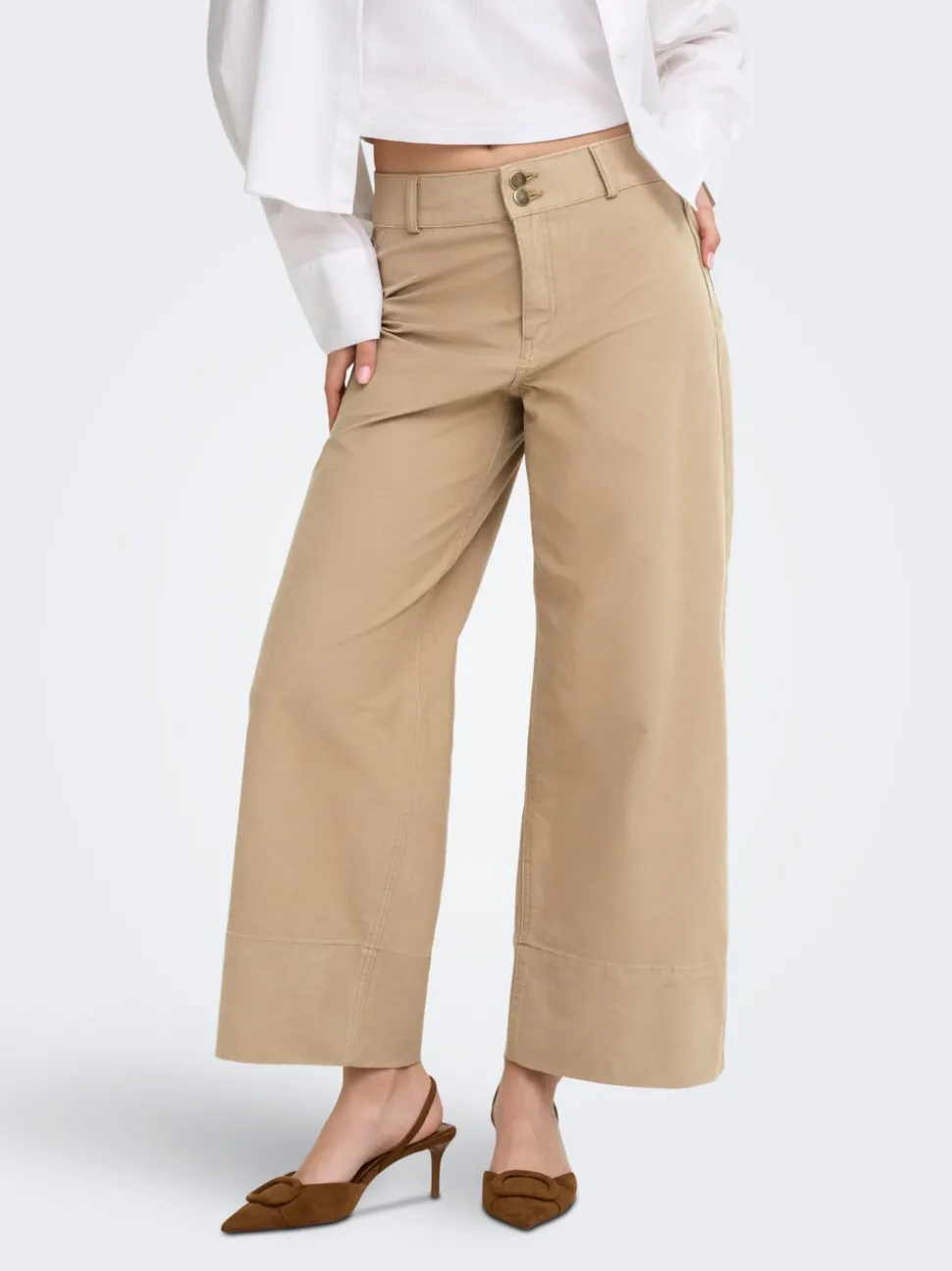 ONLMADISON-CLAIR Cropped Fit Byxor
