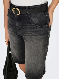 ONLMATE Medelhög midja Baggy Fit Denimshorts