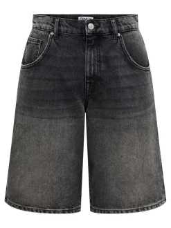 ONLMATE Medelhög midja Baggy Fit Denimshorts