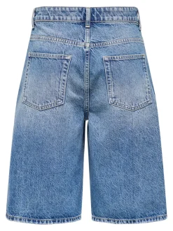 ONLMATE Medelhög midja Baggy Fit Denimshorts