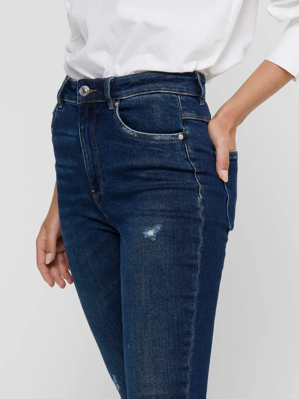 ONLMILA Hög midja Skinny Fit Ankellängd Jeans
