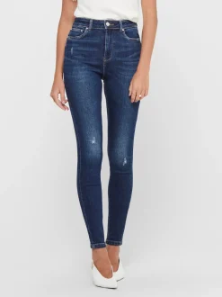 ONLMILA Hög midja Skinny Fit Ankellängd Jeans