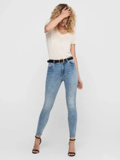 ONLMILA Hög midja Skinny Fit Ankellängd Jeans