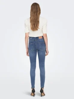 ONLMILA Hög midja Skinny Fit Ankellängd Jeans