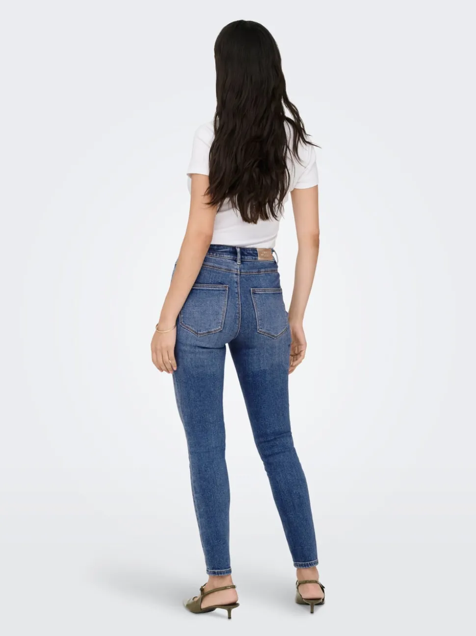 ONLMILA Hög midja Skinny Fit Ankellängd Jeans