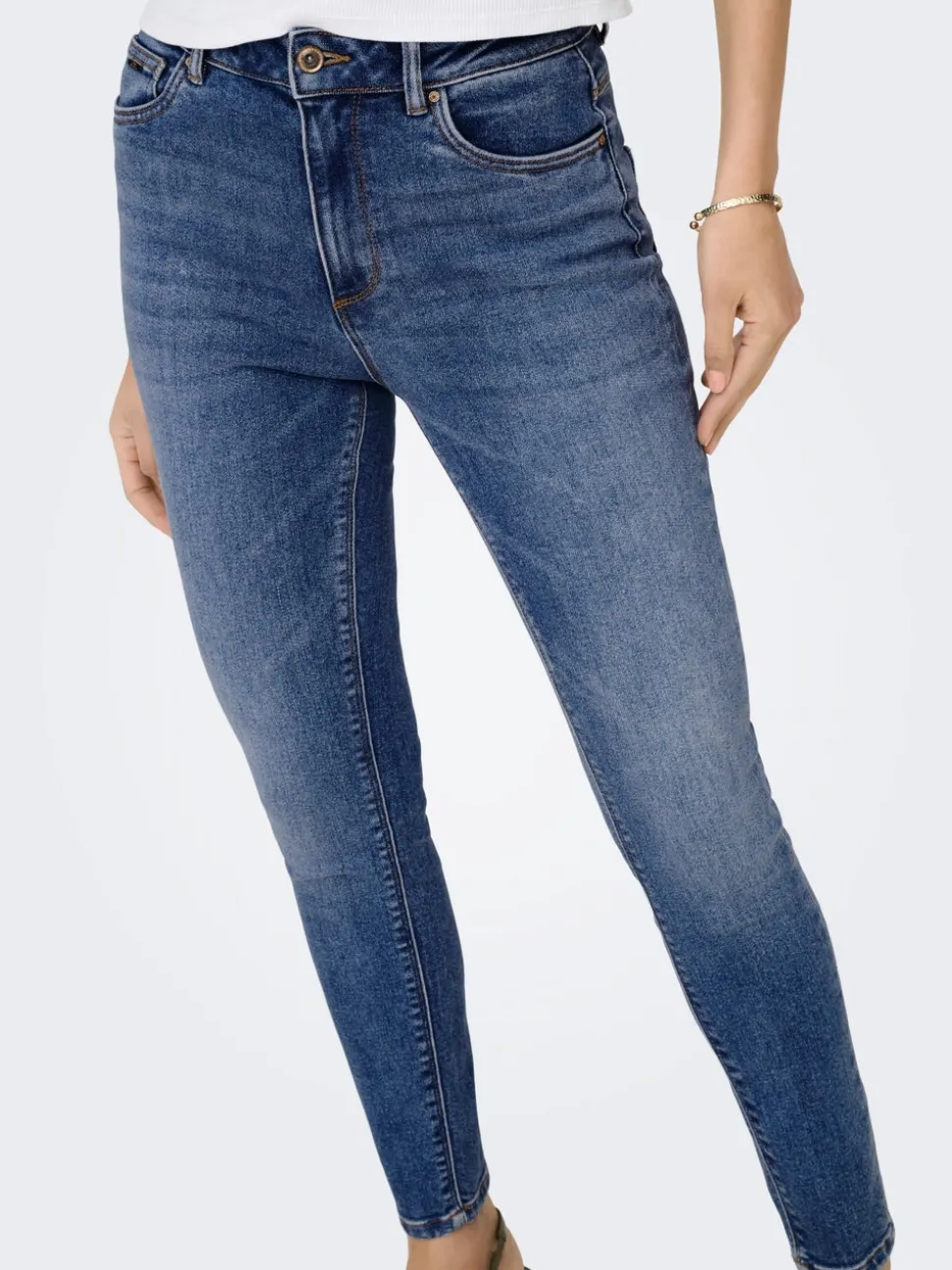 ONLMILA Hög midja Skinny Fit Ankellängd Jeans