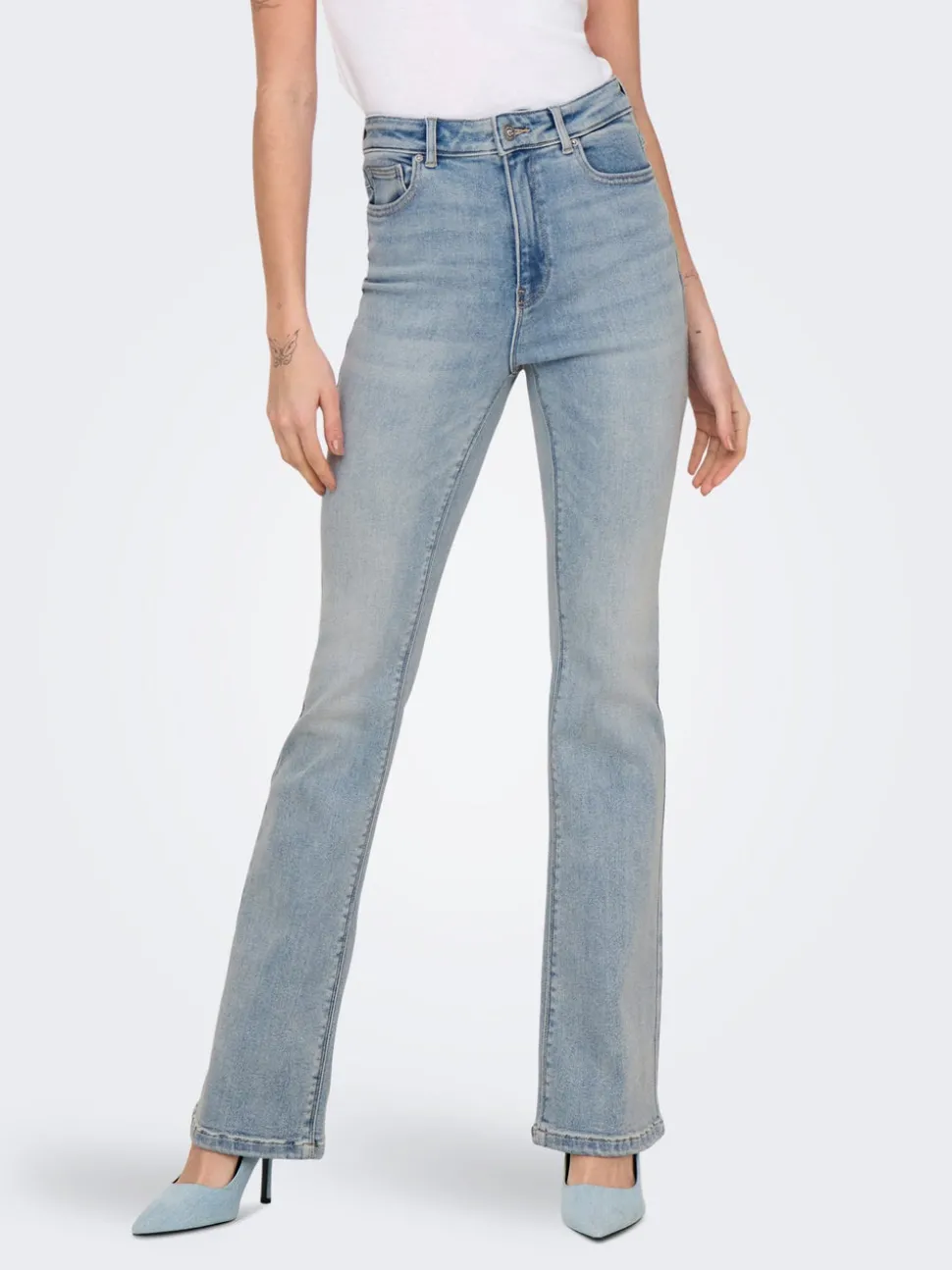 ONLMILA Hög midja Utsvängd passform Jeans