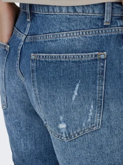 ONLMILTON Medelhög midja Normal passform Denimshorts