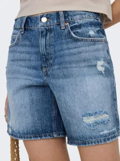 ONLMILTON Medelhög midja Normal passform Denimshorts