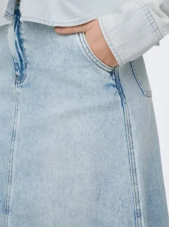 ONLMINDY Denim Jeanskjol Lång kjol