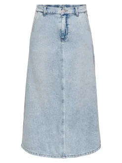 ONLMINDY Denim Jeanskjol Lång kjol