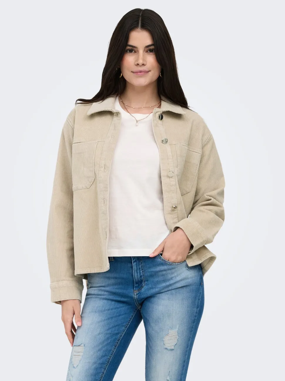 ONLMIRA-GLOBAL Camisa de corduroy