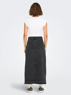 ONLNELIA Denim Jeanskjol Lång kjol