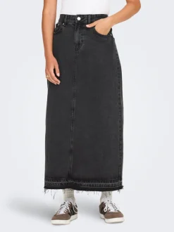 ONLNELIA Denim Jeanskjol Lång kjol