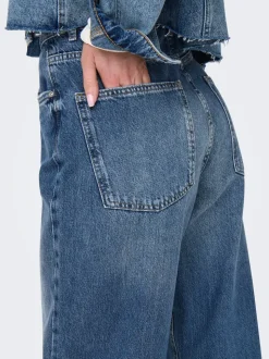 ONLNEXA Medelhög midja Baggy Fit Jeans