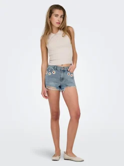 ONLPACY Hög midja Normal passform Denimshorts