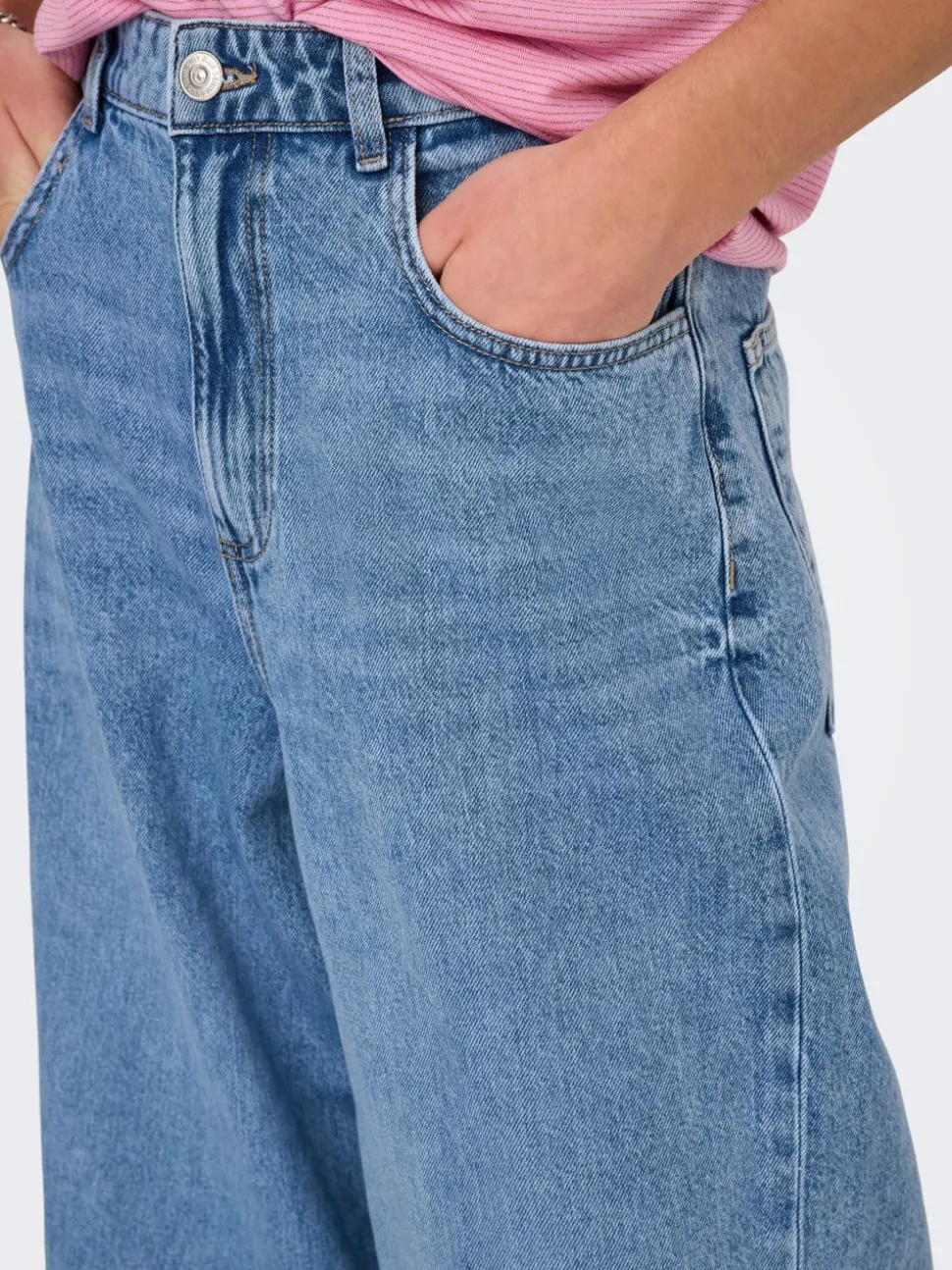 ONLPAULINA Hög midja Baggy Fit Jeans