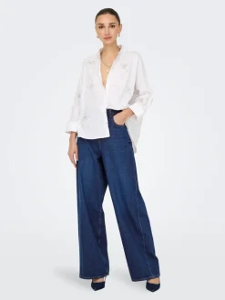 ONLPAULINA Hög midja Baggy Fit Jeans