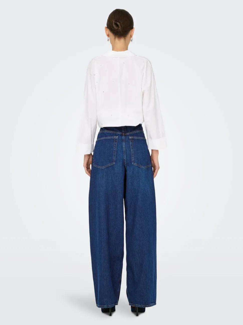 ONLPAULINA Hög midja Baggy Fit Jeans