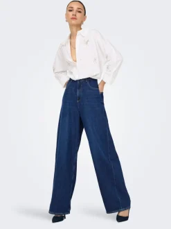 ONLPAULINA Hög midja Baggy Fit Jeans