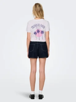 ONLPHINE Hög midja Normal passform Denimshorts