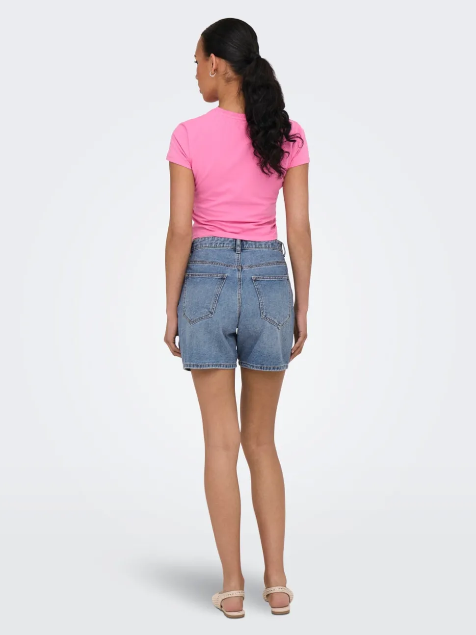 ONLPHINE Hög midja Normal passform Denimshorts