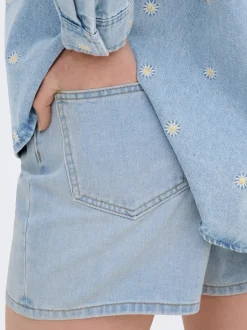 ONLPHINE Medelhög midja Normal passform Denimshorts