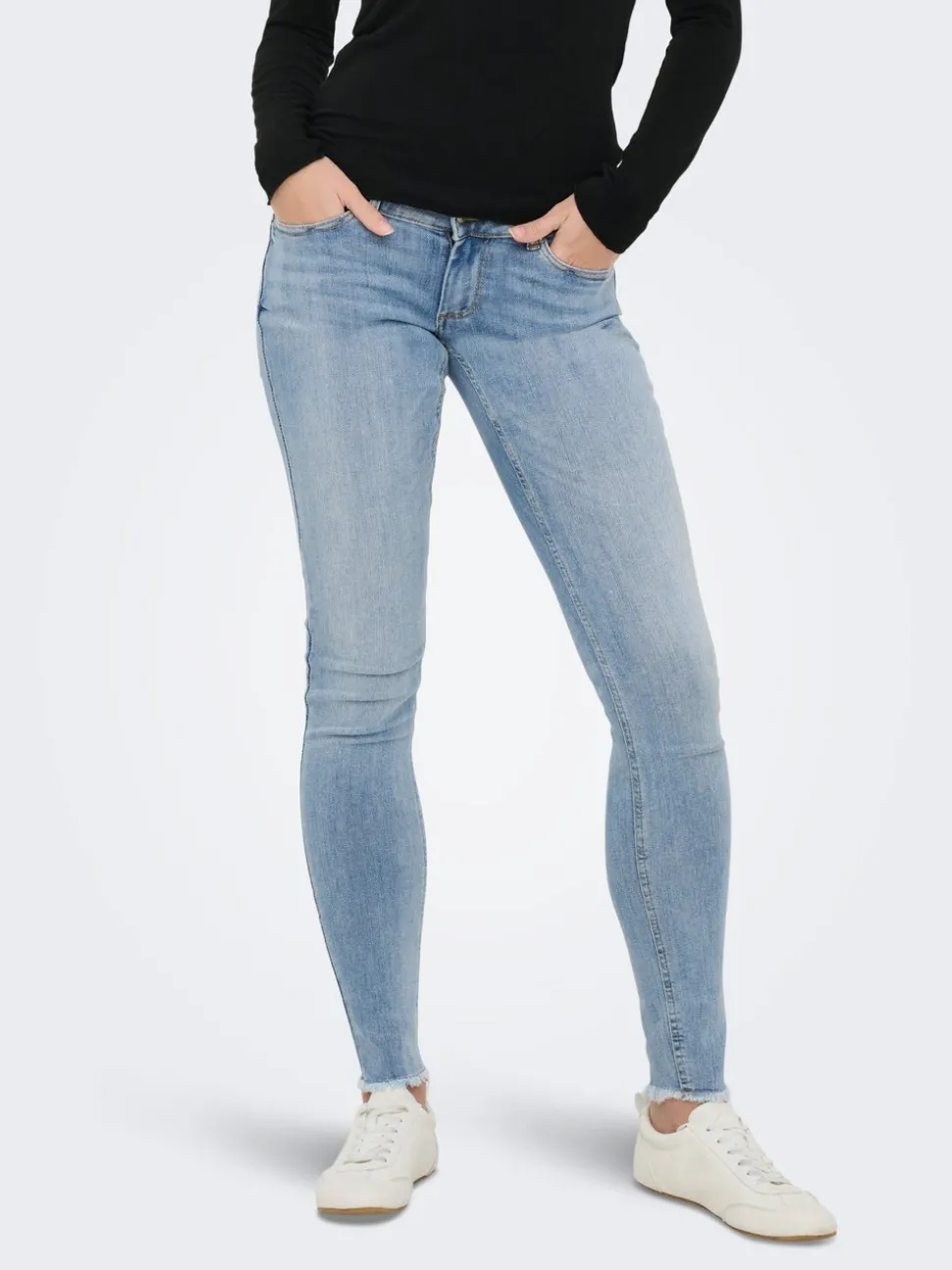 ONLPOWER Låg midja Skinny Fit Ankellängd Jeans