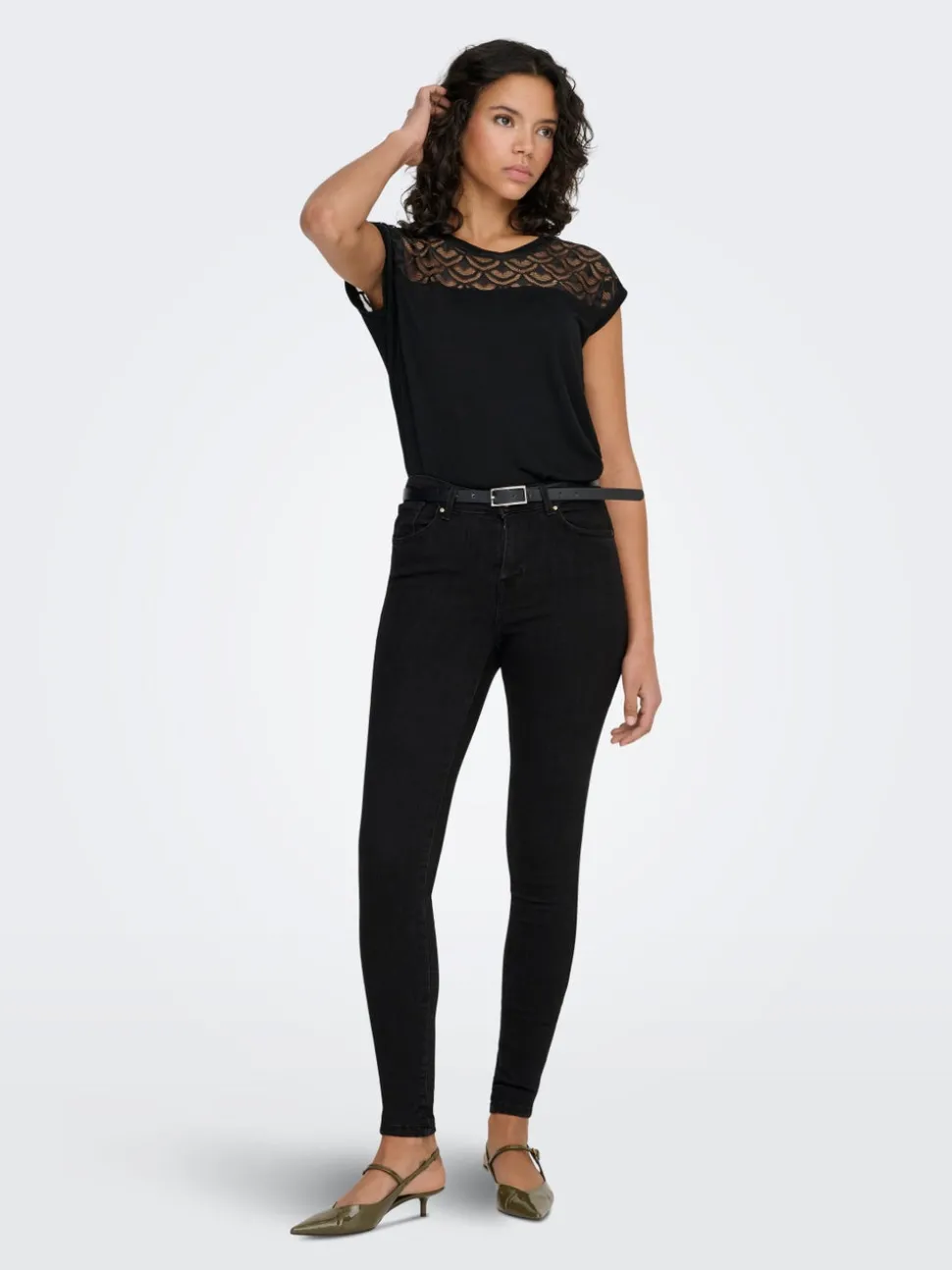 ONLPOWER Medelhög midja Skinny Fit Jeans