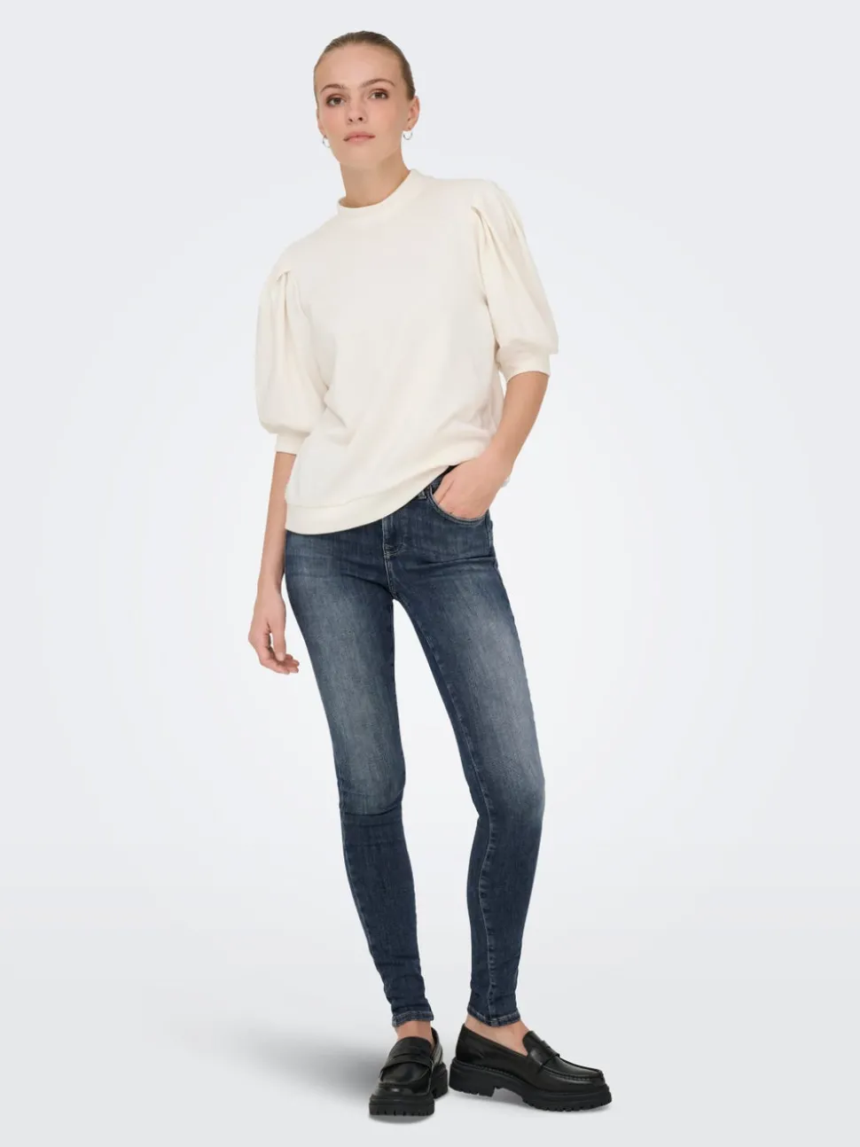 ONLPOWER Medelhög midja Skinny Fit Jeans