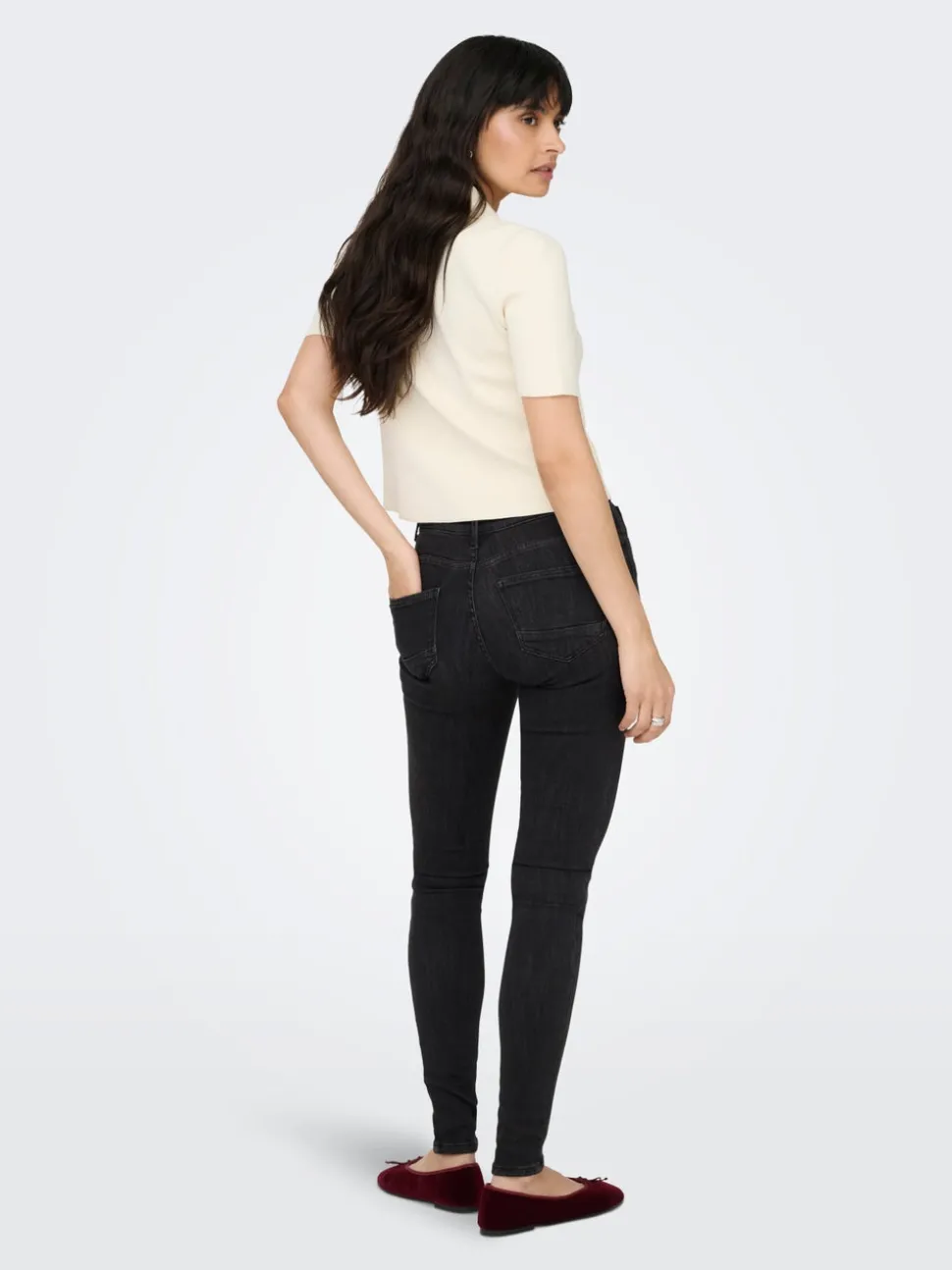 ONLPOWER Medelhög midja Skinny Fit Jeans