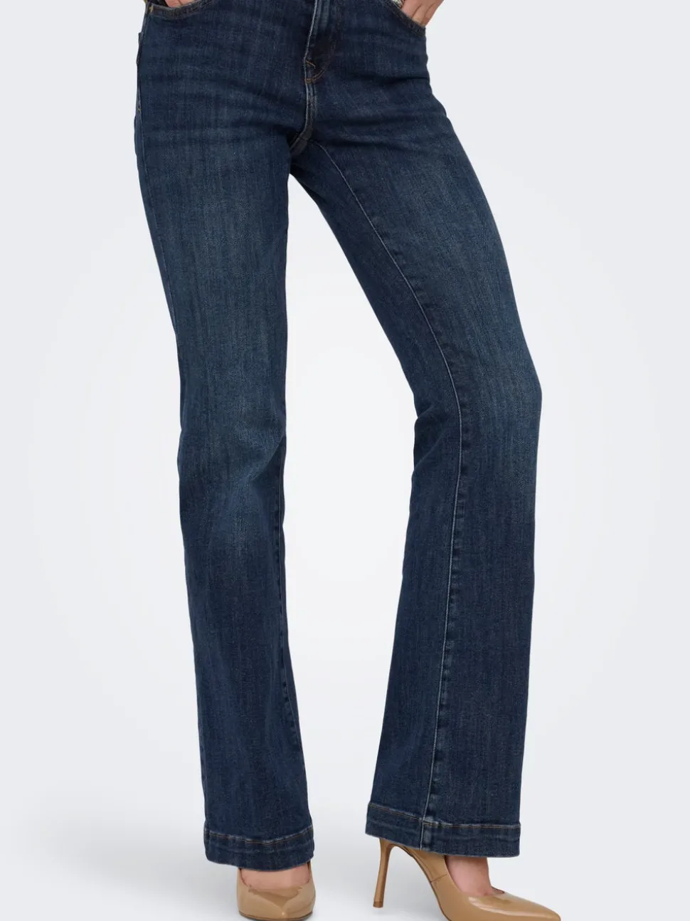 ONLPOWER Medelhög midja Utsvängd passform Jeans
