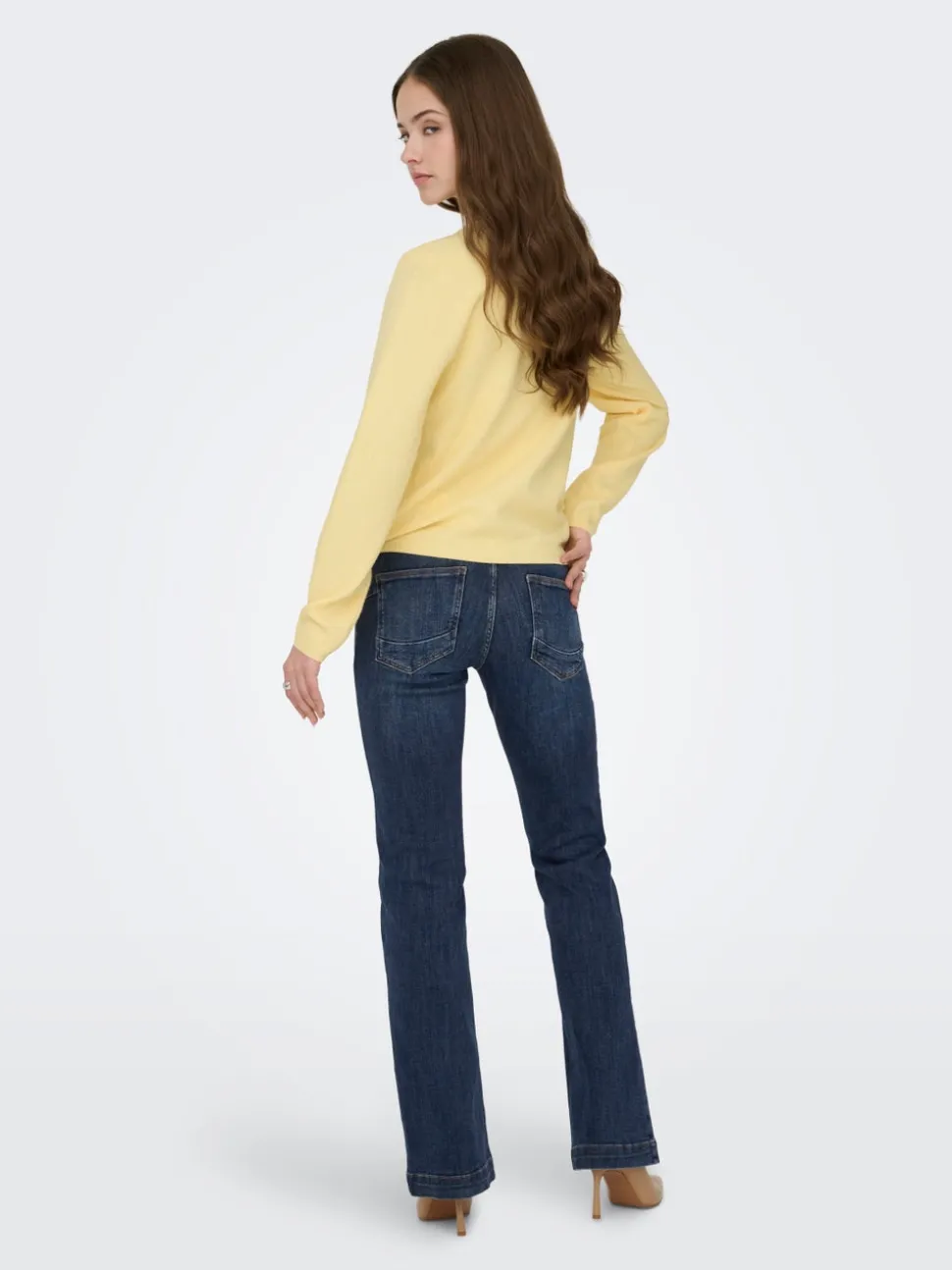 ONLPOWER Medelhög midja Utsvängd passform Jeans