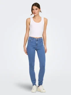ONLRAIN Medelhög midja Skinny Fit Jeans