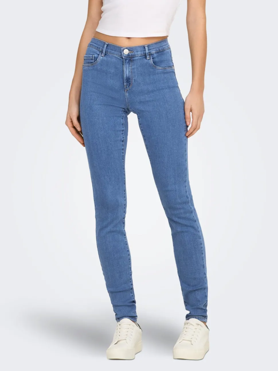 ONLRAIN Medelhög midja Skinny Fit Jeans