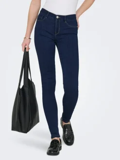 ONLRAIN Medelhög midja Skinny Fit Jeans
