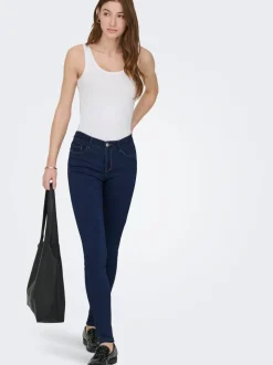 ONLRAIN Medelhög midja Skinny Fit Jeans