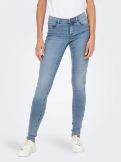 ONLRAIN Medelhög midja Skinny Fit Jeans