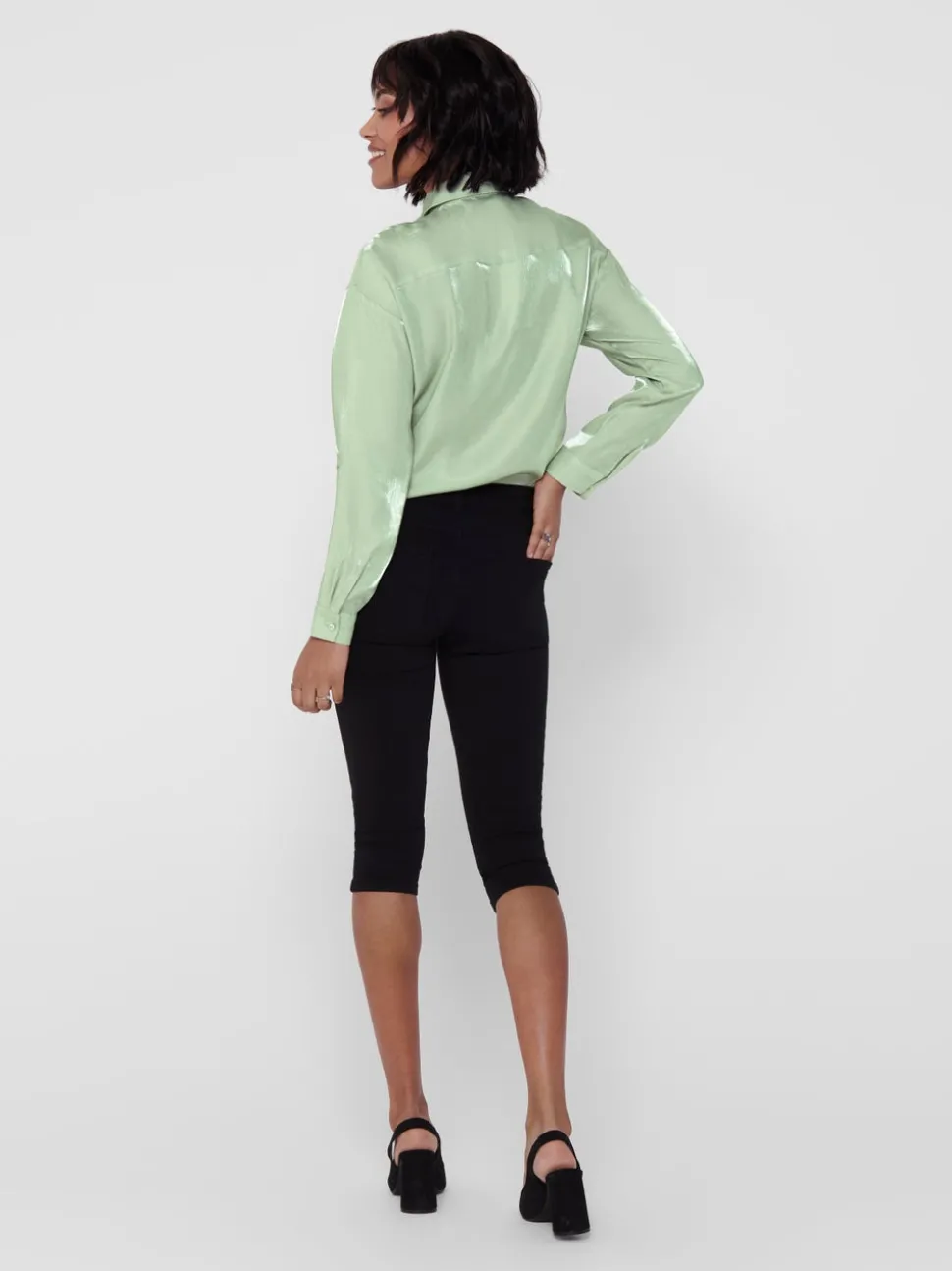 ONLRAIN Normal midja Skinny Fit Denimshorts
