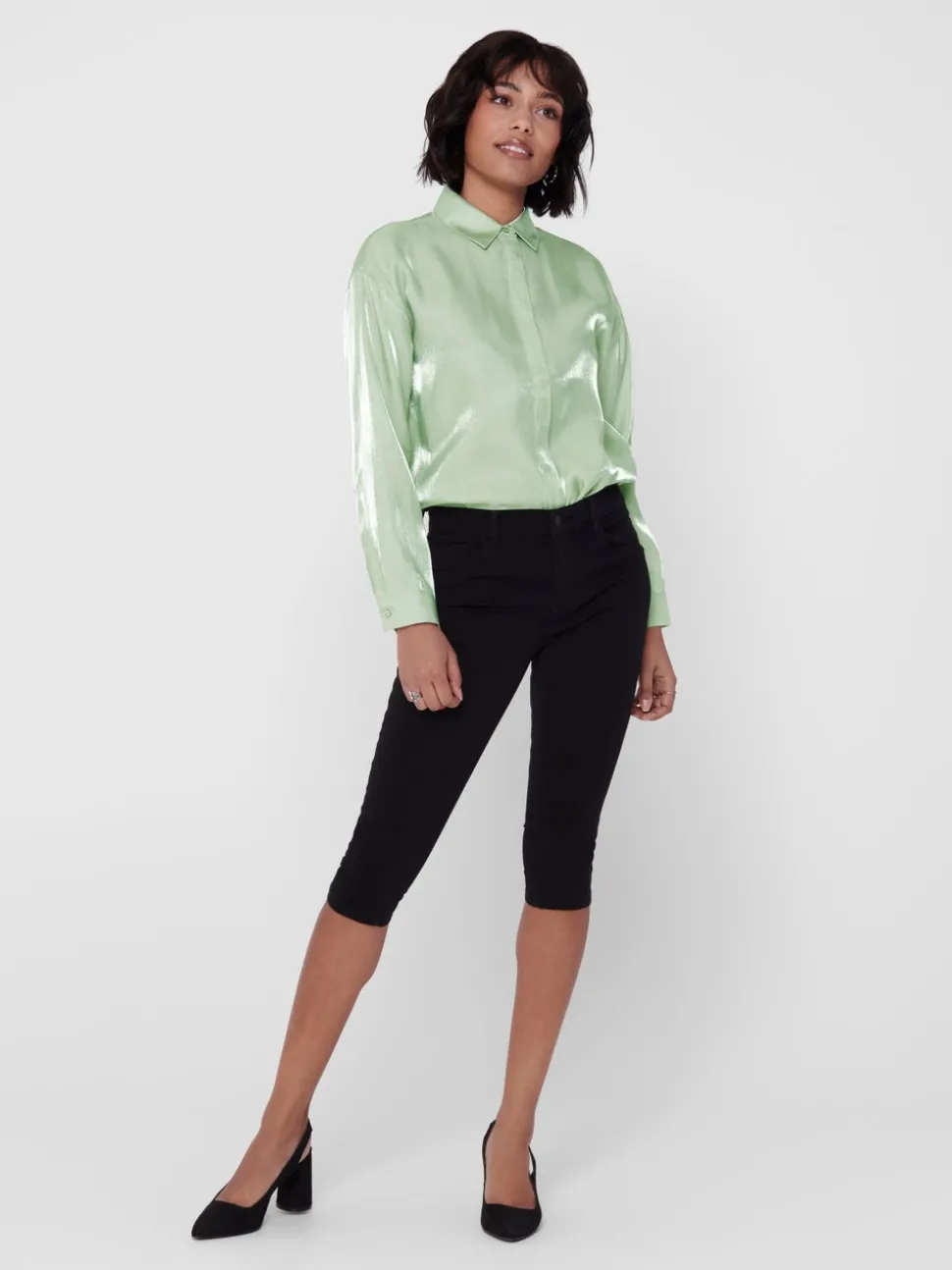 ONLRAIN Normal midja Skinny Fit Denimshorts