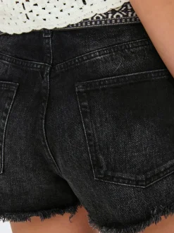 ONLROBYN Extra hög midja Rak passform Denimshorts