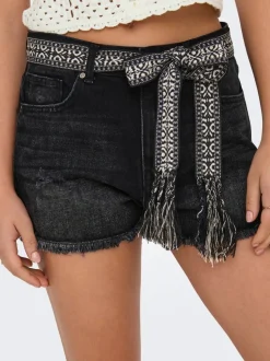 ONLROBYN Extra hög midja Rak passform Denimshorts