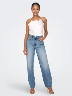 ONLROBYN Hög midja Rak passform Jeans
