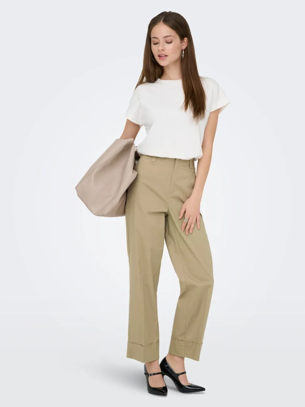ONLROSALIE Cropped Fit Chinos