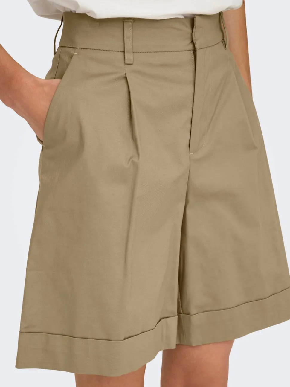 ONLROSALIE Hög midja Lös passform Bermudashorts