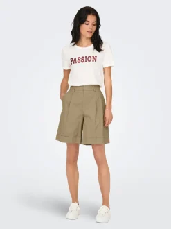 ONLROSALIE Hög midja Lös passform Bermudashorts
