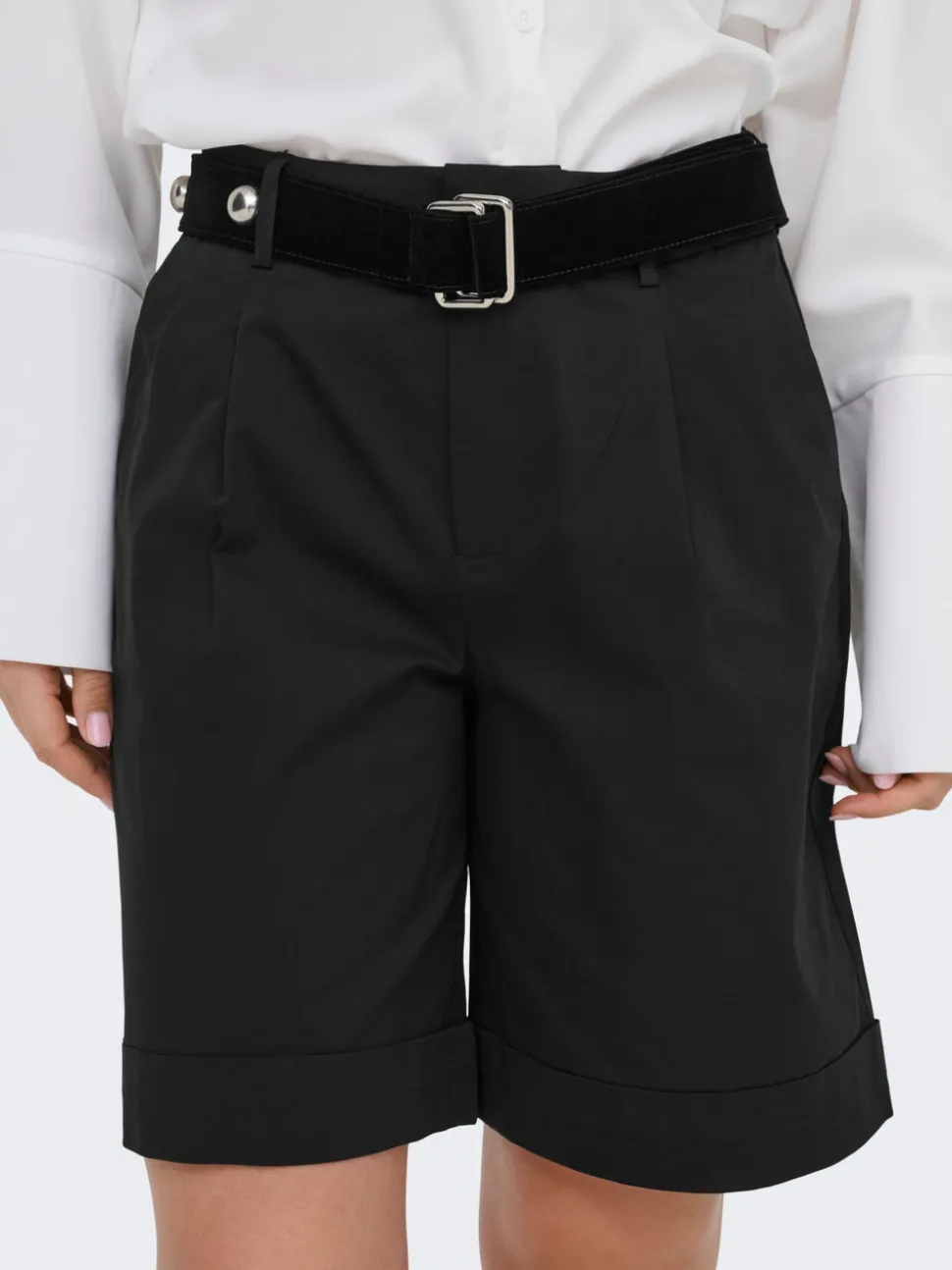 ONLROSALIE Hög midja Lös passform Bermudashorts