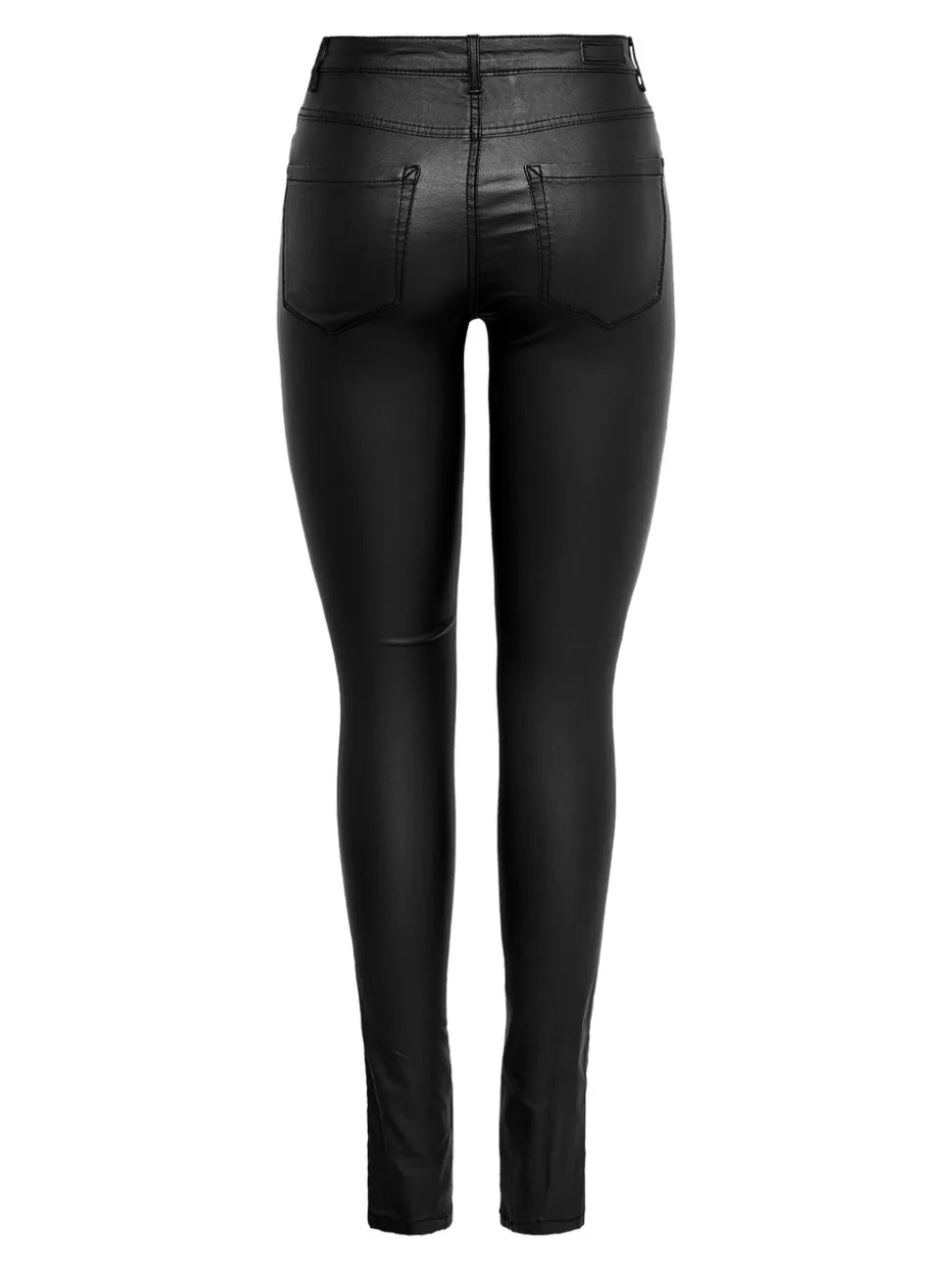 ONLROYAL Skinny Fit Byxor i läderimitation