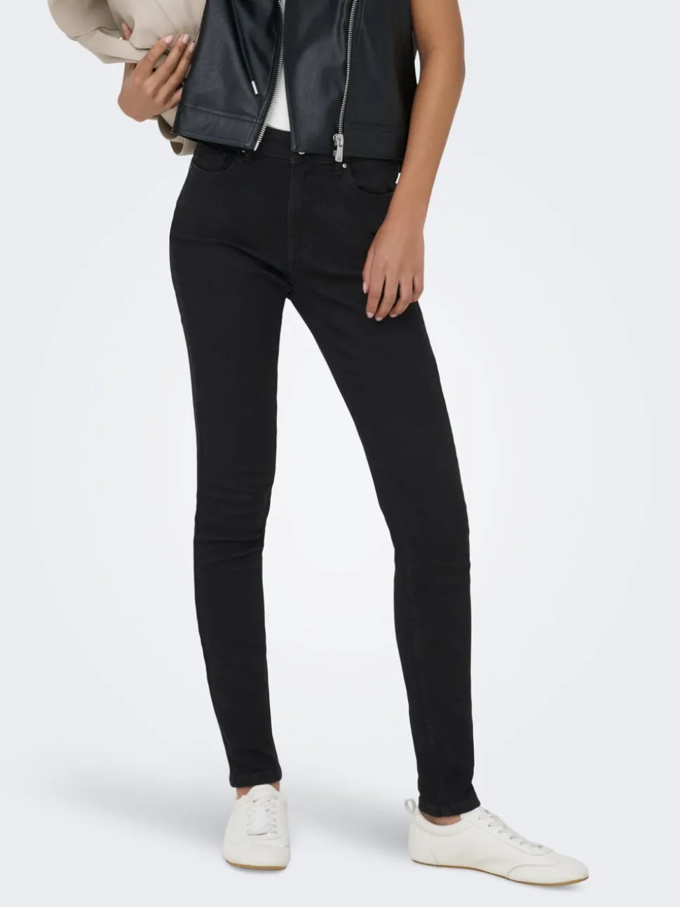ONLROYAL-POWER Hög midja Skinny Fit Jeans